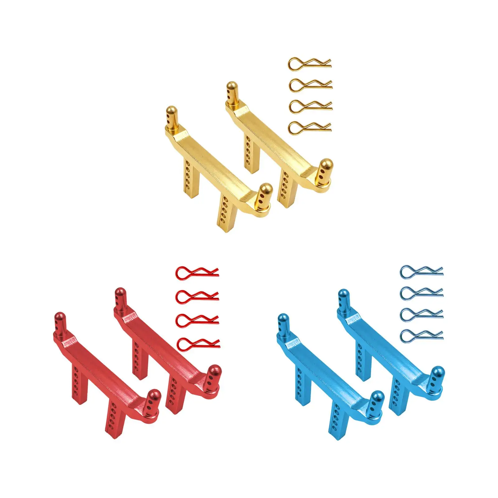 2 pezzi 1:16 RC Supporti per montanti carrozzeria Sostituzione ad alte prestazioni RC Shell Colonna RC Body Post per modello 16103 16102 16102Pro 16101