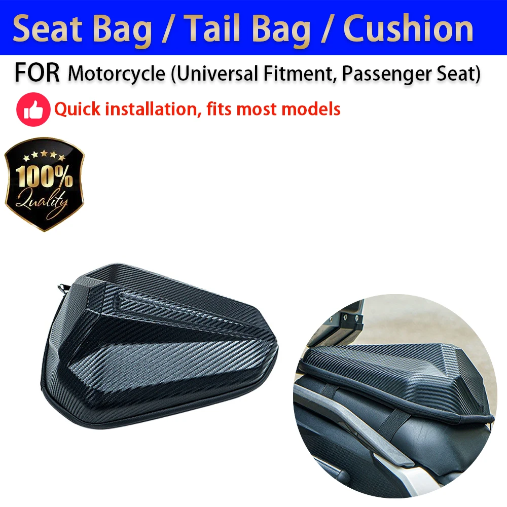 For Motorcycle Seat Bag Tail Bag Water-Repellent Double-Layer Thickened Multi-Function Accesorios Moto Accessori Moto