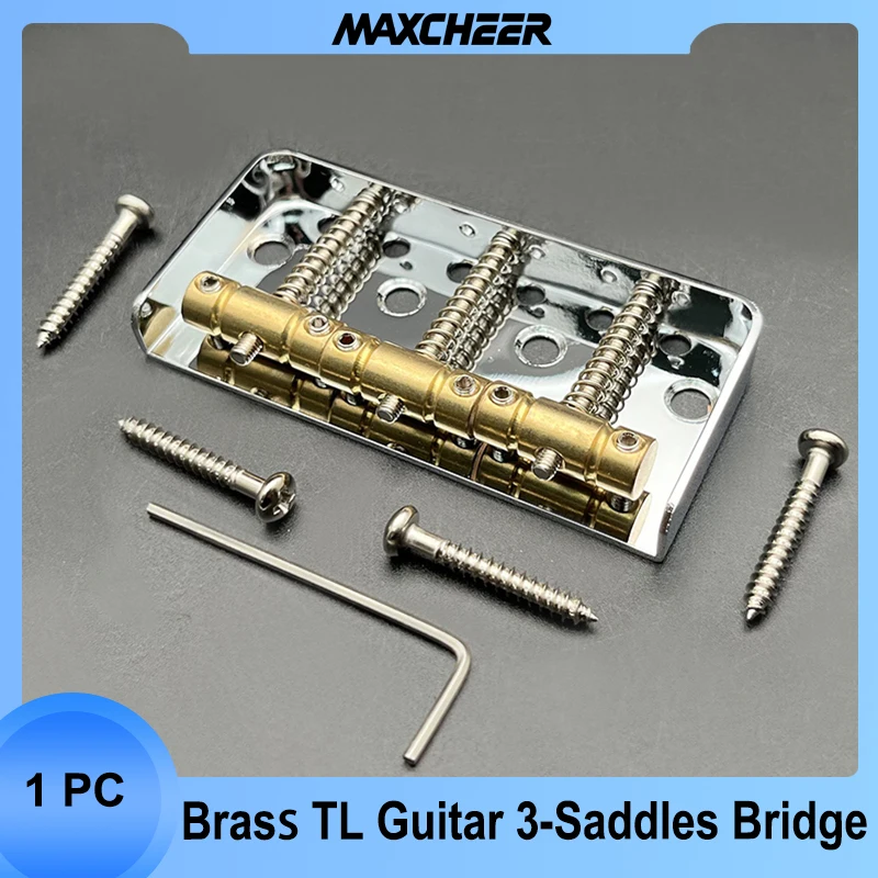 

Короткие латунные 3-сиденья Tele Bridge для 6-струнных TL-стилей 76, 5 х35,5 мм