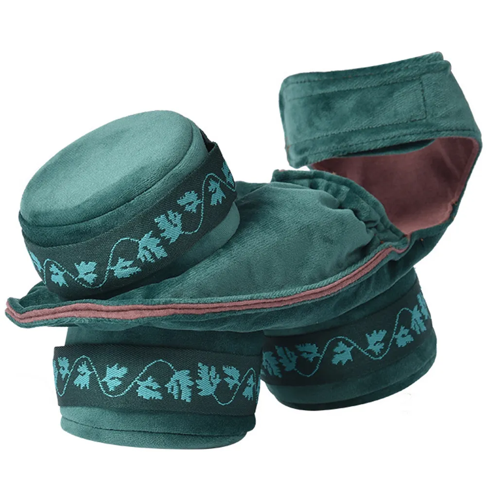 1Pcs Foot Moxa Cover Compact Portable Cloth Moxibustion Box Cover Heat-Retentive Friction-Resistant Breathable Filter Layer