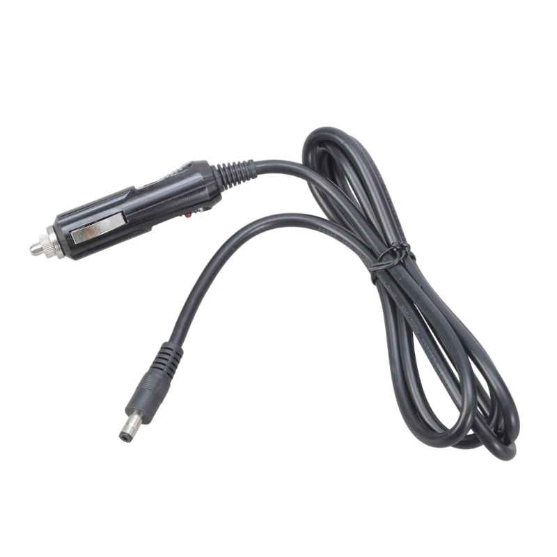 12V 24V to 5.5x2.5mm Power Supply Cable For Car Electronics With LED 83CF