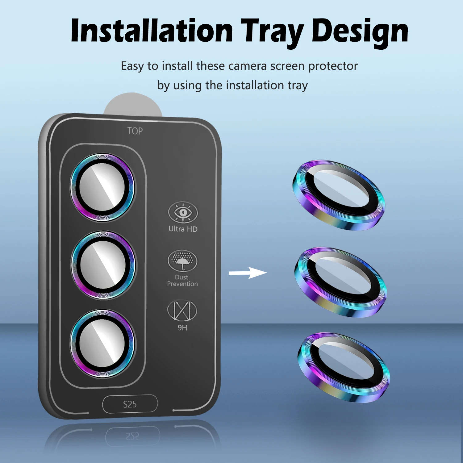 Ochraniacz obiektywu aparatu do Samsung Galaxy S25 /S25+ Plus / S24Ultra do Samsung S23UItra S26 Folia ze szkła hartowanego