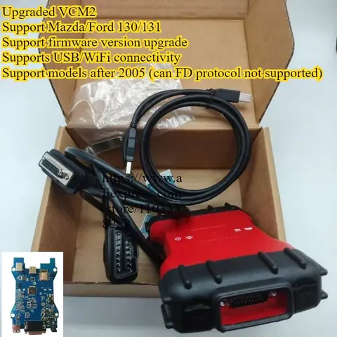 Top VCM2 for Ford Original Full Chip IDS V121 Multi-language Car Diagnostic Scanner VCM2 for Mazda Professional Diagnostic Tools