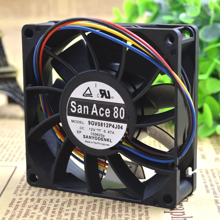 

8025 12V 0.47A 8CM BALL 4WIRES CASE FAN 9GV0812P4J04