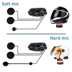 FodSports M1S Pro Accessories Motorcycle Helmet Intercom Parts Wireless Bluetooth Headset Earphone Speaker Hard/Soft Microphone