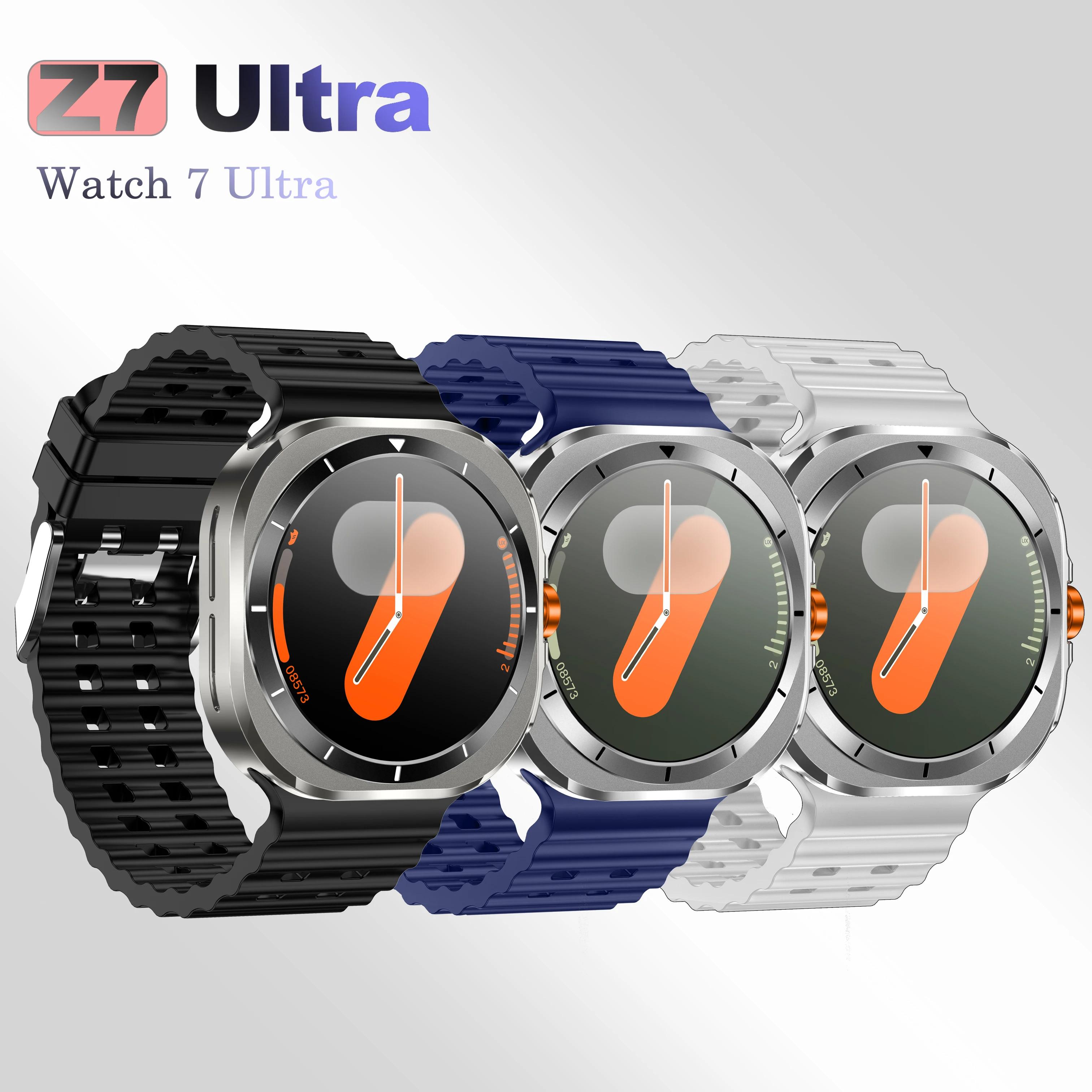 Z7 Ultra-reloj inteligente deportivo, dispositivo con brújula de Sos, navegación, Monitor de sueño, llamadas telefónicas, Z7Ultra, 2024