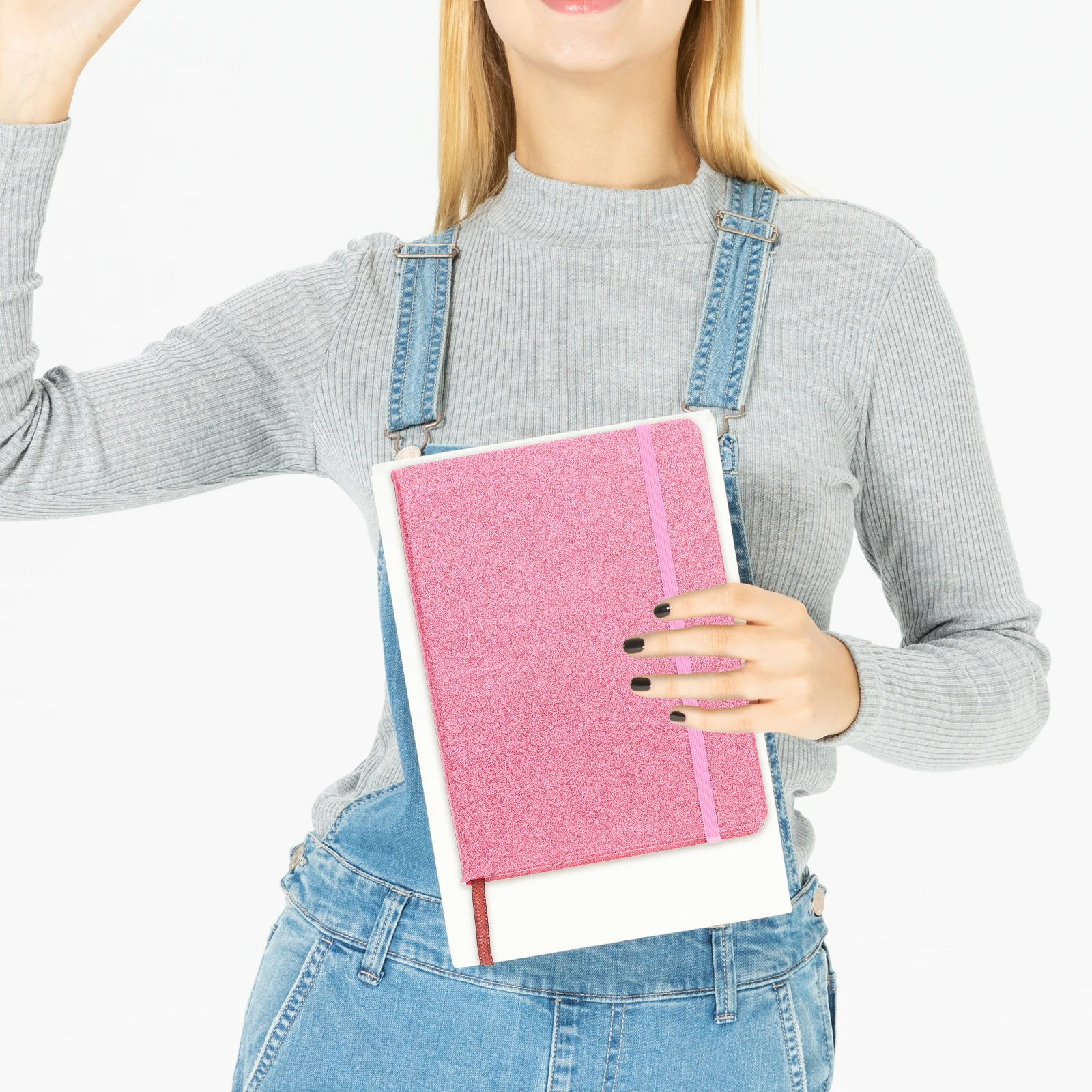 

Modern Writing Notebook Hard-sided Glitter The Business Diary Decorative Journal Travel