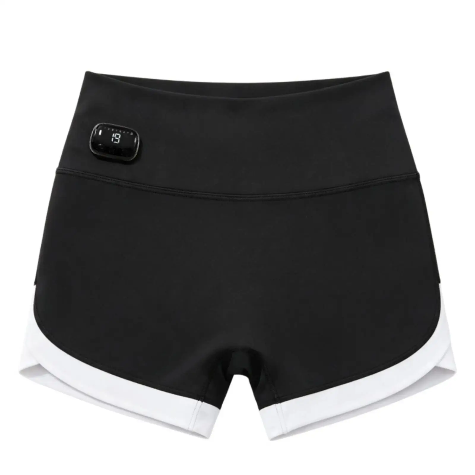 Black EMS Pants Electric Massager for Core Butt Workout Muscle Activation Wearable Fitness Gear