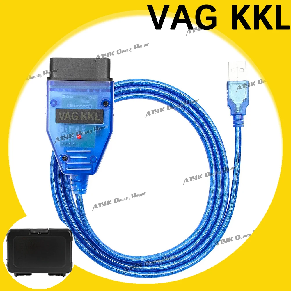 VAG KKL 409.1 With CH340T OBD 2 OBD2 Car Diagnostic vag com Interface Cable 409 1 For V-W Au-di S-koda S-eat Auto Scanner Tool