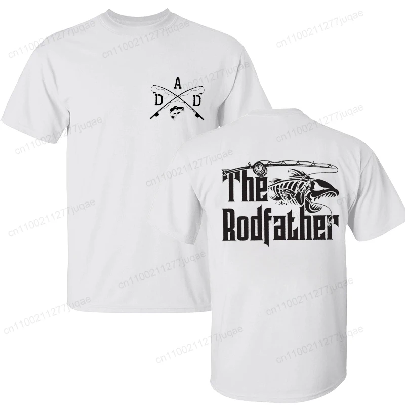 Men's Clothing Funny Fishing Shirt for Dad Print TShirt Fisherman Tee with Dad Joke Funny Tees Fashion Graphic Tshirts Clothing