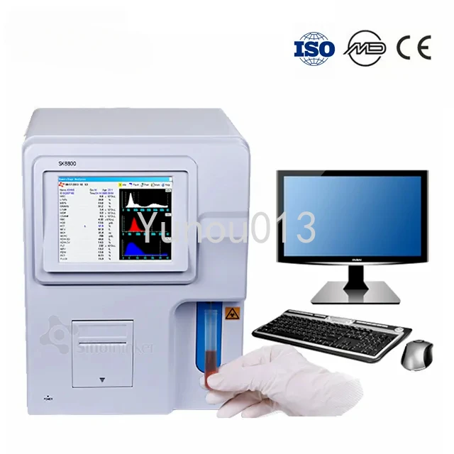 Hematology Instrument Single Channel Cheap Portable 3 Part Fully Automated Hematology Analyzer CBC Analyzer Machine China