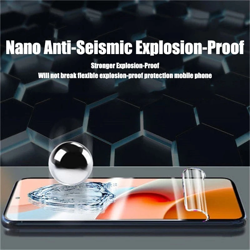 Full Hydrogel Film for Redmi Note 9 8 Pro 9A 9C 9T 8T Screen Protector for Xiaomi Redmi Note 10 11 Pro 9S 10S 11S 10C Film