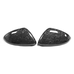 Replacement Rearview Side Mirror Covers Cap For 14-20 Volkswagen VW Golf 7 MK7 R GTI OEM Style Forged Carbon Fiber Casing Shell