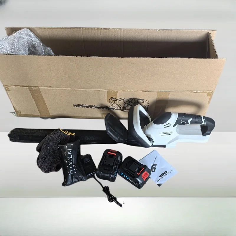 PA4231 Professional Cordless Lawn Care Hedge Trimmer 520mm Cutting Width, Industrial Grade, Two Electric Batteries