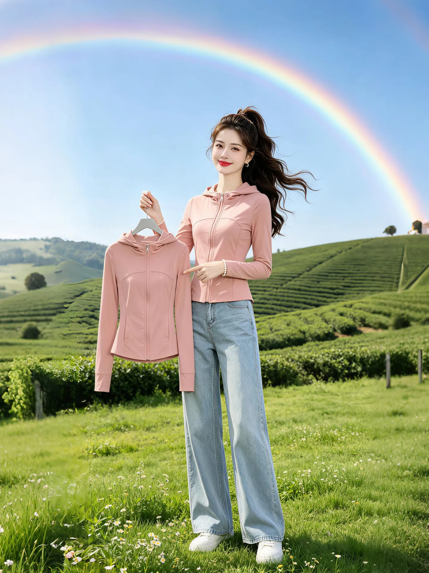 

Women's Fashionable Slim Fit UV Protection Hooded Jacket Lightweight Quick Dry Stylish Outerwear Commute Style Zipper Design