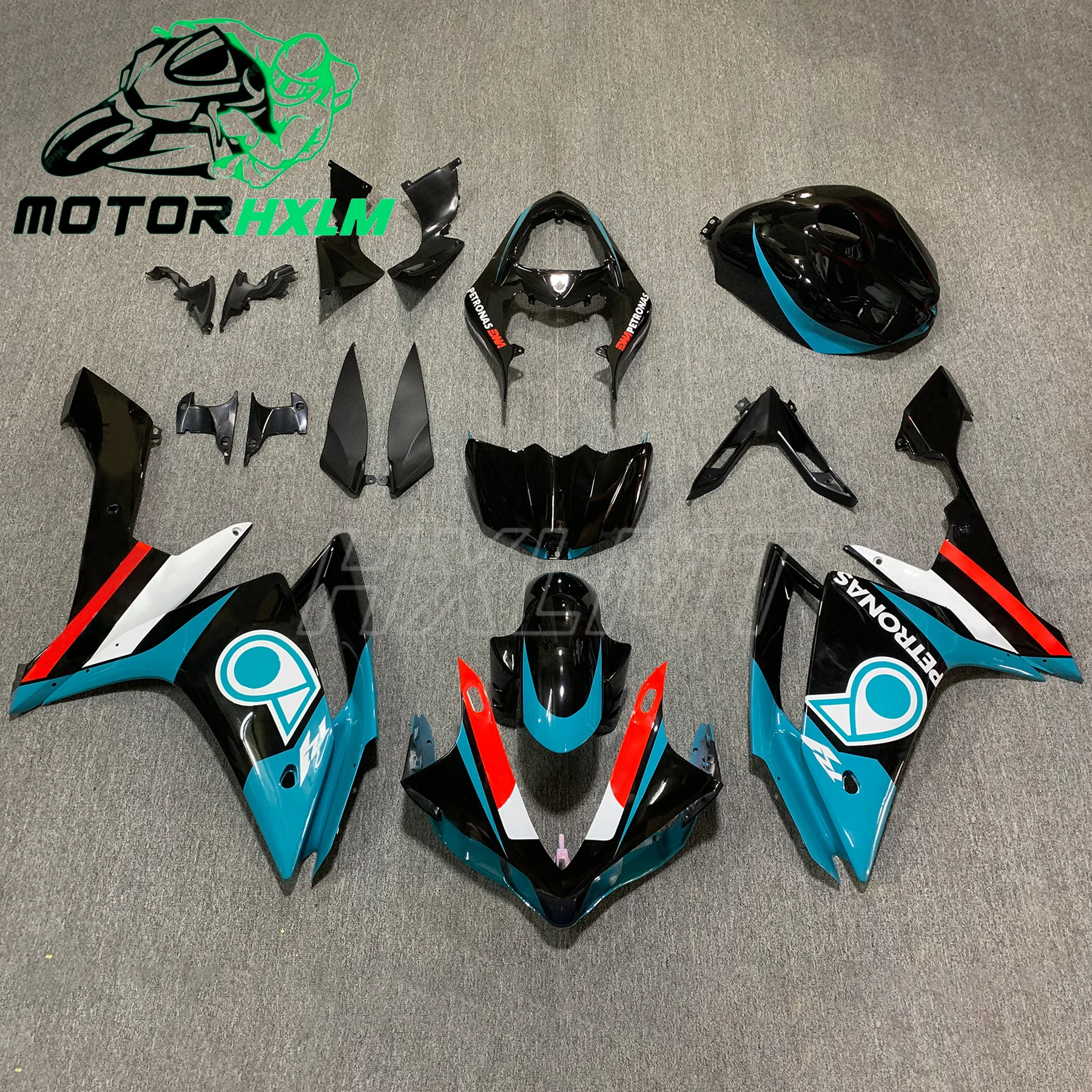 

Abs Fairing YZFR1 2007 - 2008 Black White Orange Fairing YZF R1 2007 Full Body Kits 2008 no paint