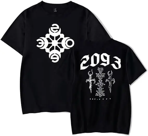 

Футболка Yeat 2093 Merch, топ в стиле хип-хоп с коротким рукавом и круглым вырезом для мужчин и женщин