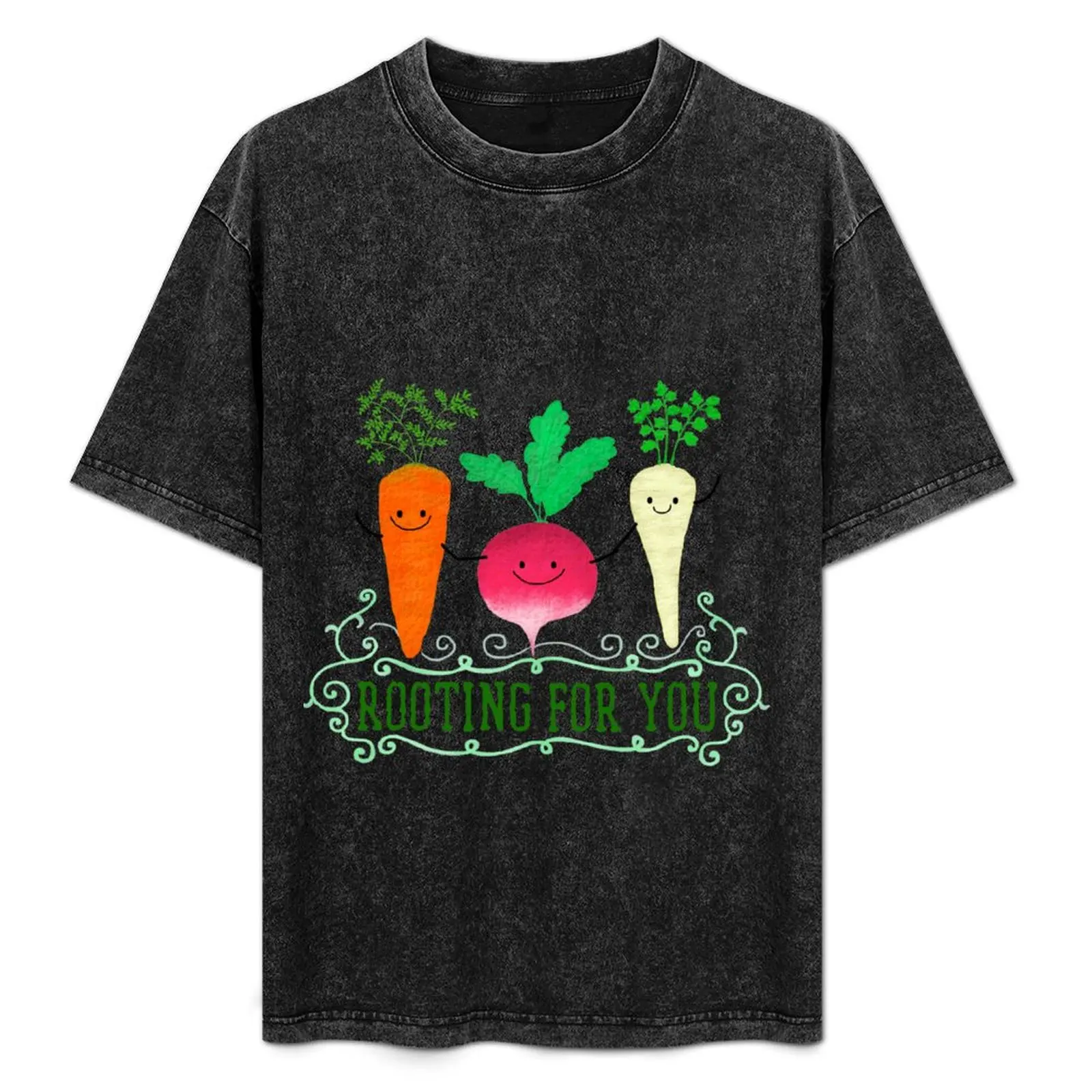 Rooting for you - Punny Garden T-Shirt Breathable Mesh Panel T-Shirt