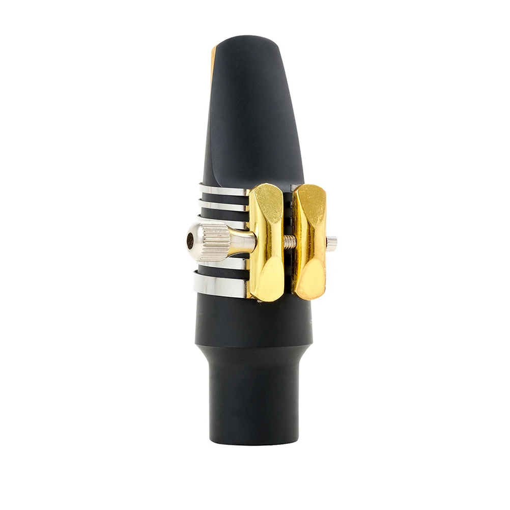 

Saxophone Clamp Metal Clip Alto Mouthpiece for Clarinet Ligatures Wind Instrument Accessory Supplies Silver