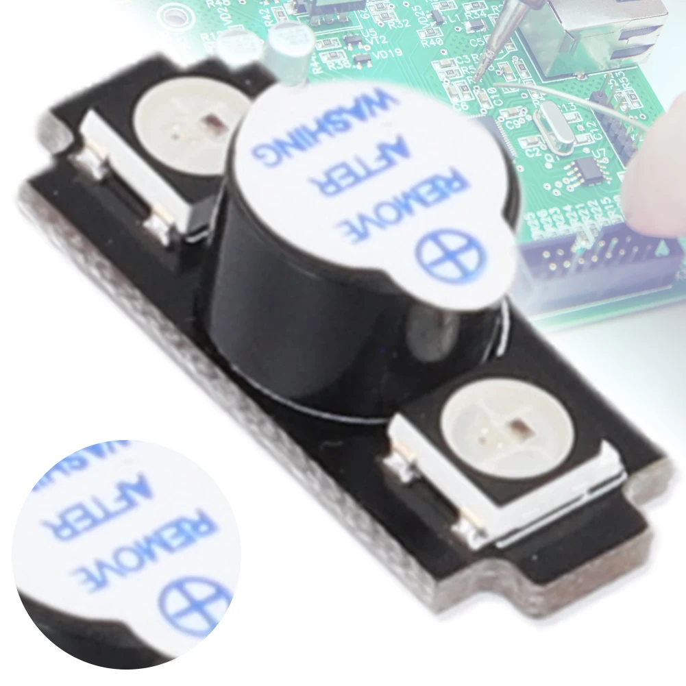 WS2812 altavoz zumbador colorido RGB LED zumbador zumbador para RC FPV Freestyle Drones piezas de repuesto DIY