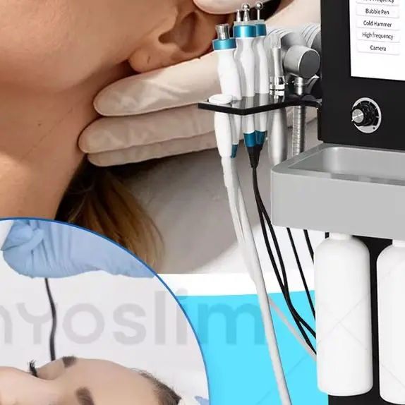 Aqua Cleaning Hydra Facial Care Machine Oxygen Jet Peel Skin Rejuvenation Care Device for Salon Beauty Equipment