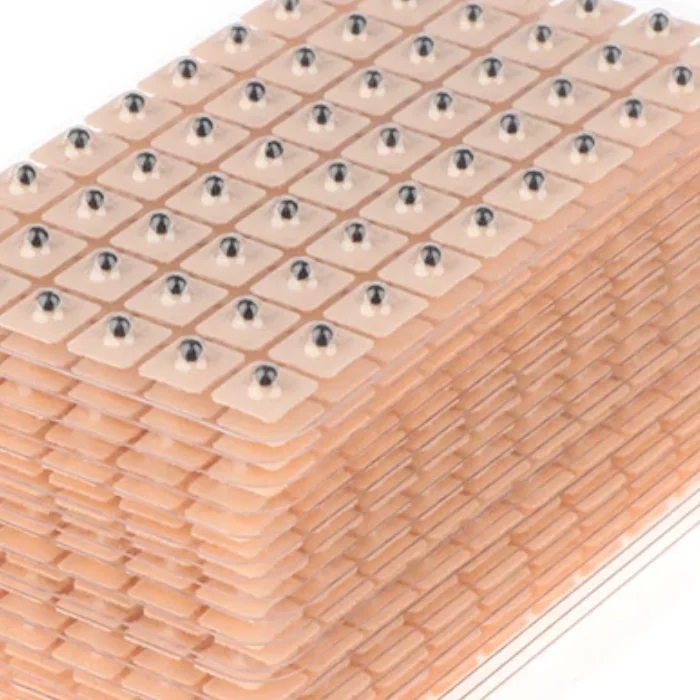 

1200 шт., наклейки для ушей, палочки для давления ушей, магнитные бусины для акупунктуры, наклейки для ушей, массажные наклейки для ушей