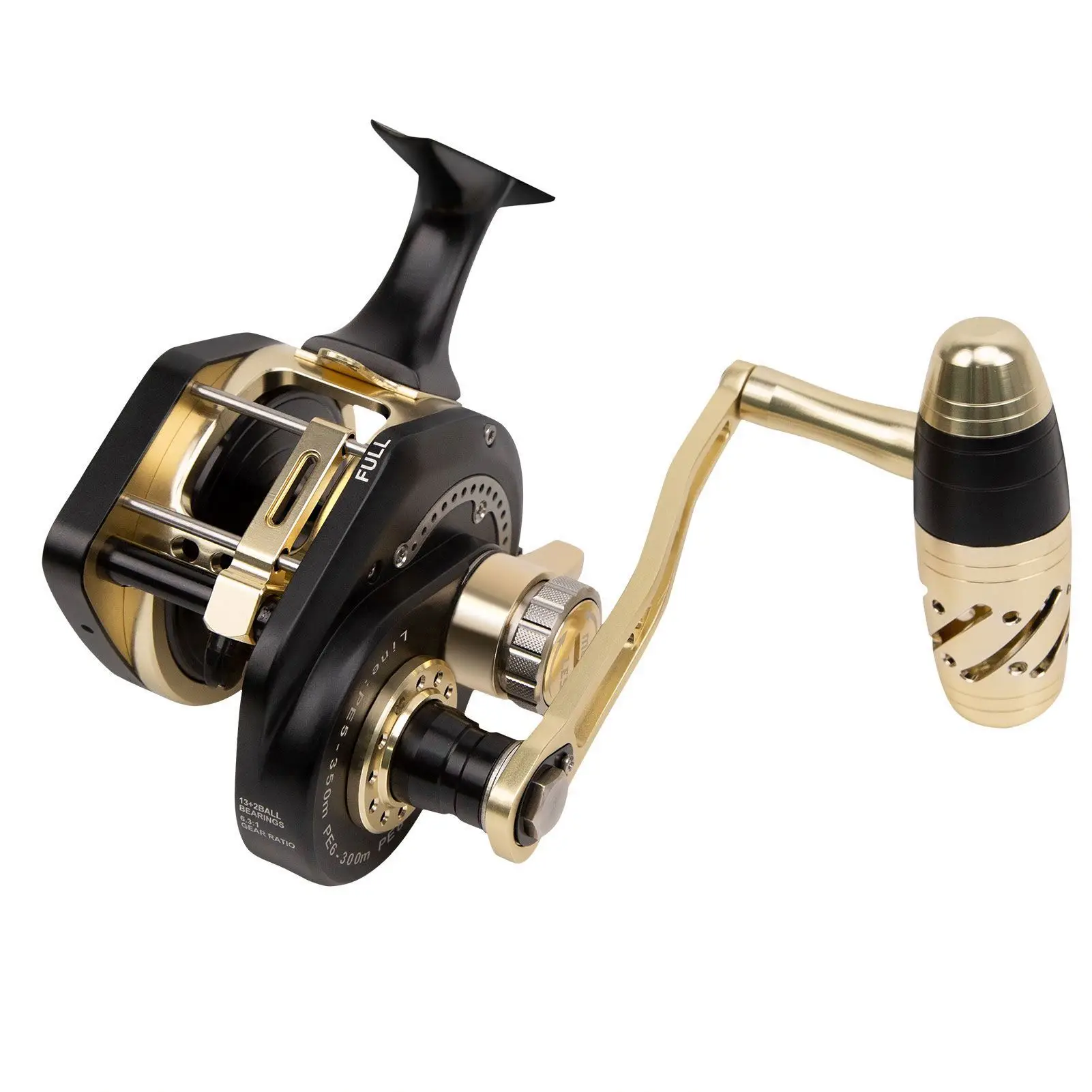 

Full Matel Slow Pitch Jigging Reels for Saltwater Casting Boat Jigging MasterUnderhead Slow Jigging Fishing Reel