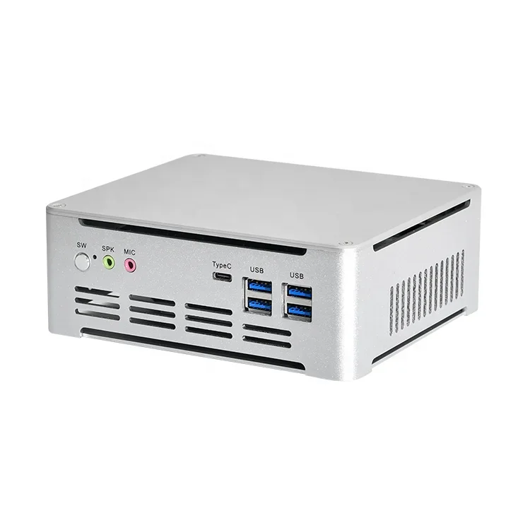 OEM Small Form Factor PC Portable Desktop Computer Mini PC NUC Core I7 7820HK Turbo 3.9G PC Gamer 4K HD HTPC Gaming Win10 Ubuntu