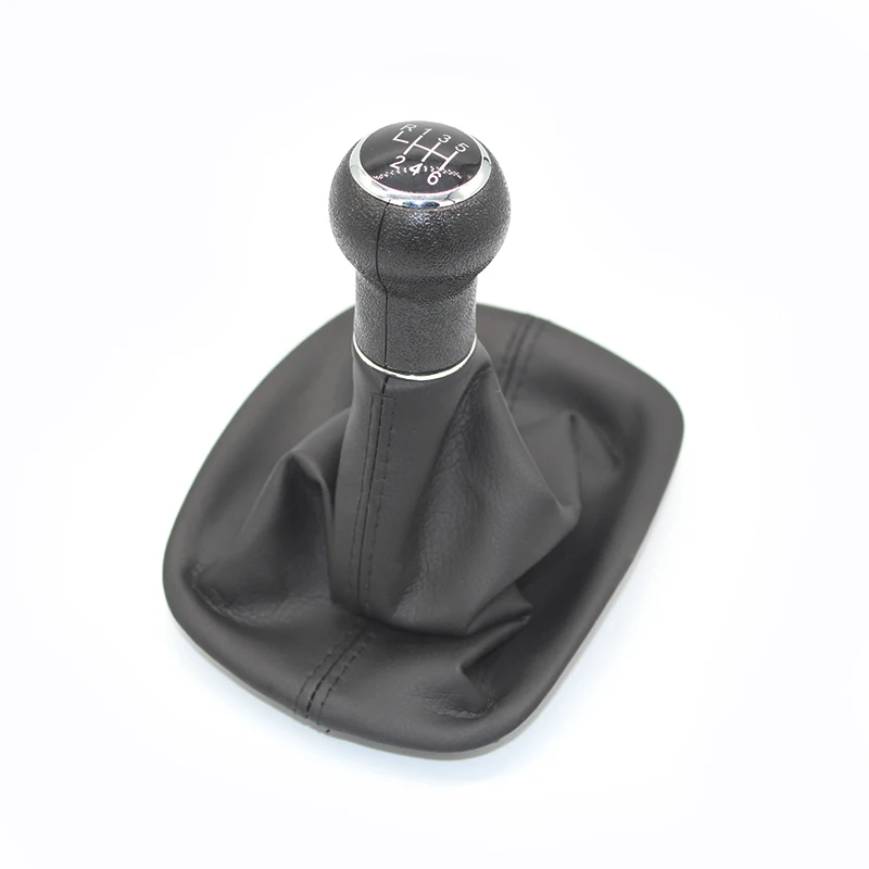 New 5/6 Speed Gear Shift Knob Leather Gaiter Boot Cover Case Skin for Volkswagen VW Passat B5 1998-2004 Car Styling Accessories