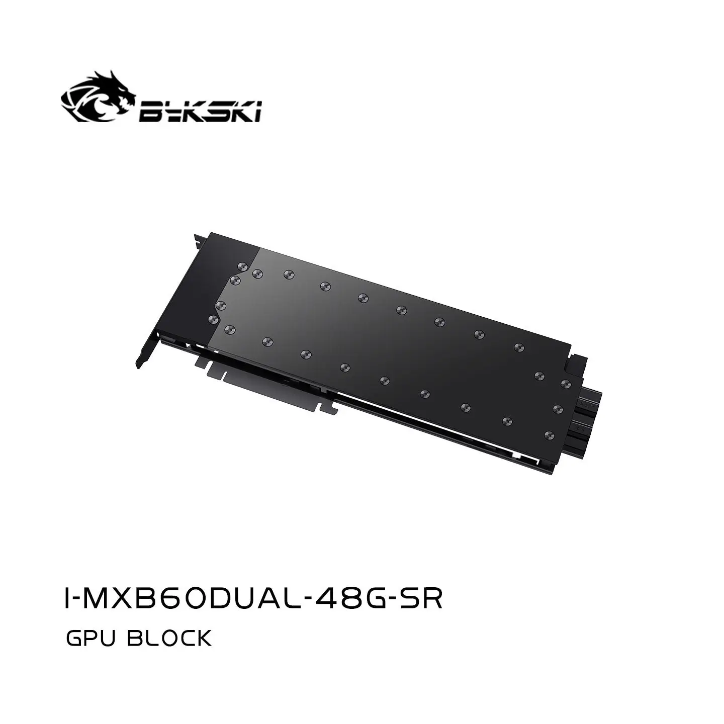 Bykski VGA Water Block Serve For MAXSUN Intel Arc Pro B60 Dual 48G TurboG Graphics Card Cooling Cooler,I-MXB60DUAL-48G-SR