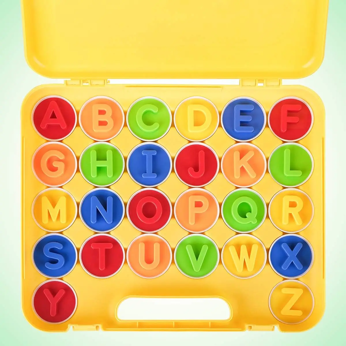 Early Educational Toys ABC Matching Eggs Toy 26pcs Alphabet Letters Matching Color Matching and Sorter Puzzle Games