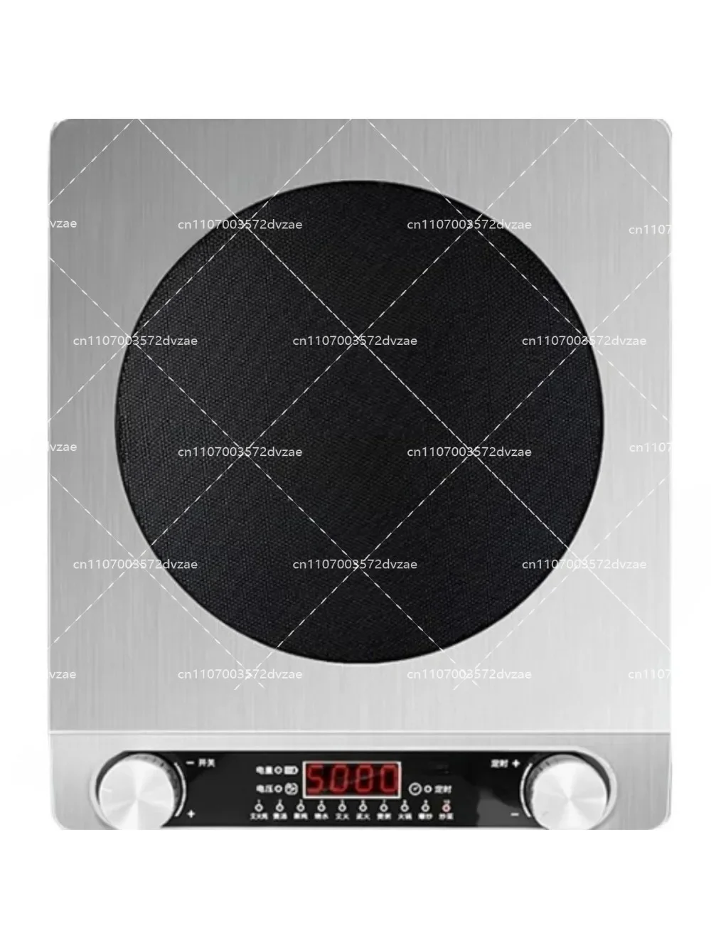 5000W High-Power Commercial Desktop Induction Cooker Portable for Household Kitchen Canteen Milk Tea Shop