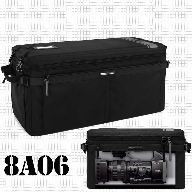 8a08 Photography Camera Bag 8a06 Pressure Resistant Camcorder Bags Reporter Case for Sony X280 Z280 Z190 Canon 1dx2 5d4 C300c200