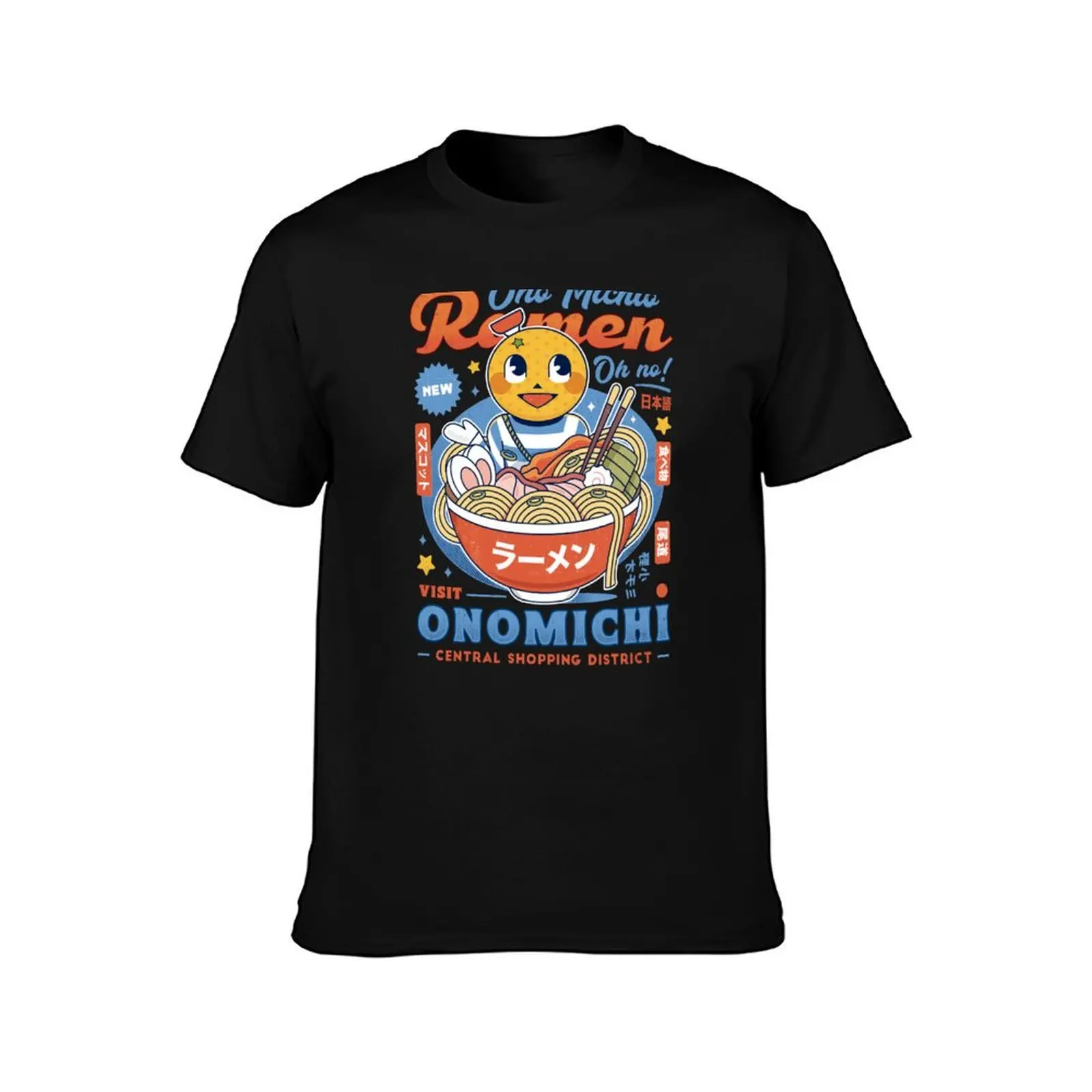 Ono Michio Ramen T-Shirt vintage clothes anime t shirts for a boy shirts graphic big and tall t shirts for men