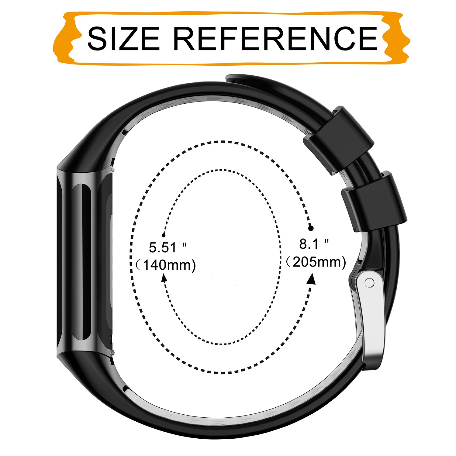 Honecumi cinturino in Silicone per Fitbit Charge 5 Smart Watch cinturino di ricambio braccialetti per Fitbit Charge 5 accessori Smartwatch