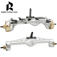RhinoRC Metal Complete Front Rear Axle Portal Axle Set for 1/10 RC Crawler Car Axial SCX10 I SCX10 II Redcat GEN8 RGT EX86100