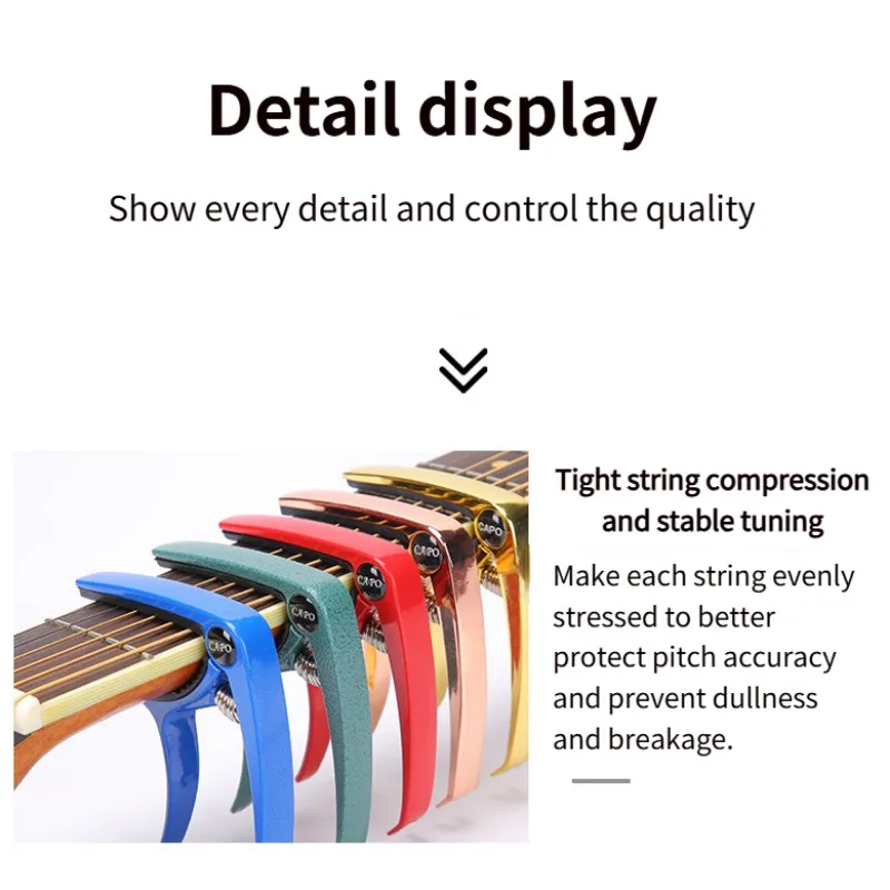 フォークギター用亜鉛合金チューニングクリップ、エレクトリックベースクラシックギター、メタルチューニングクリップ