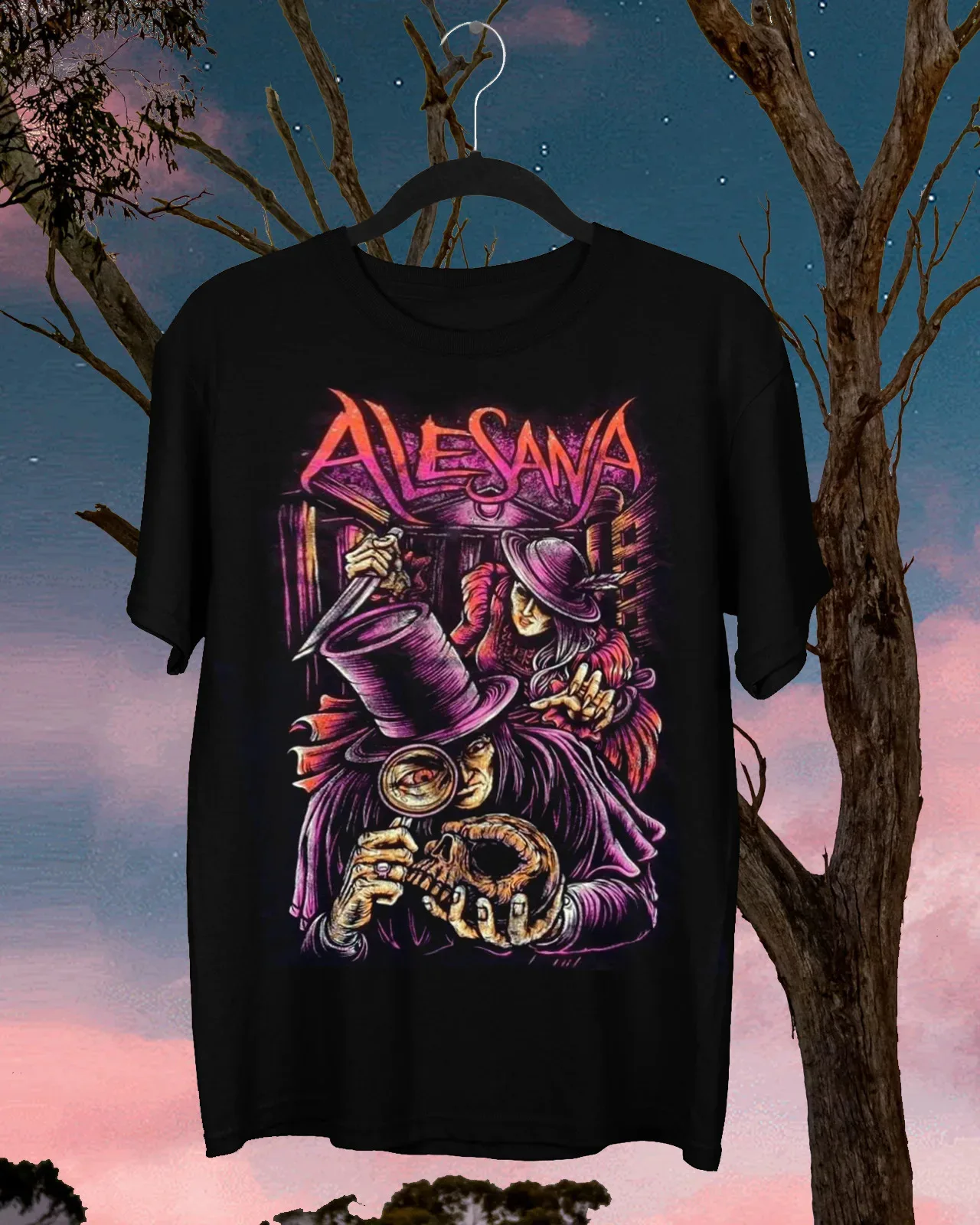 Rare Alesana American Emocore Band Black All Size T Shirt Ac1128