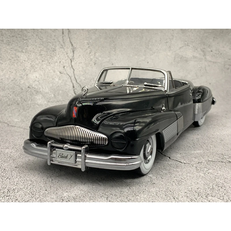 Diecast 1:18 Scale 1938 Y-Job Two-door Vintage Sports Car Alloy Model Adult Classic Collection Decoration Gift Static Display