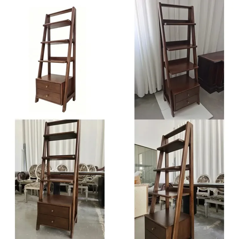 Solid Wood Multi Layer Floor Display Stand