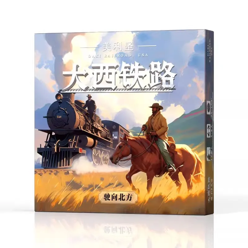 Geweldig Western Trail Bordspel 2-4 spelers Familie/Feest Grappig Tafelspel Vrienden Entertainment Strategiespel