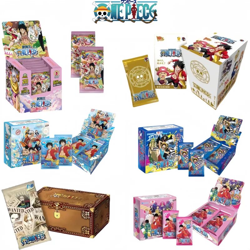 

2025 One Piece Card Straw Hat Pirate Luffy Zoro Nami The Country of Harmony Classic Anime Character Collections Cards Toys Gifts