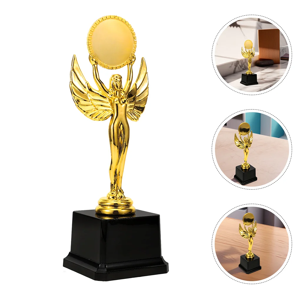 Dance Trophy Kindergarten Competition Gold Exquisite Dancing Award Dancer Shaped Decor Plastic