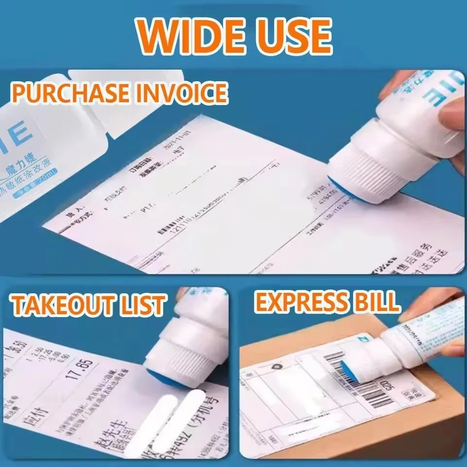 Thermal Paper Correction Fluid Data Fluid Anti-Leakage Correction Fluid Identity Protection Correction Fluid Security Stamp - view 6