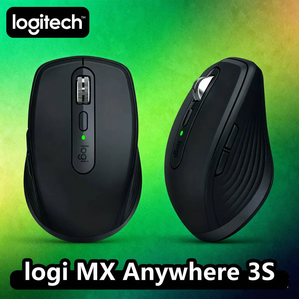 Logitech MX Anywhere 3S Ergonomic Wireless Mouse, 8000 DPI, MagSpeed, Logitech Flow, PC Logitech Multi Style Mouse