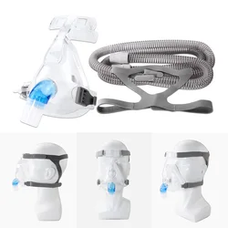 Nasal Mask Full Face Mask CPAP Auto CPAP APAP BIPAP Machine Reusable Nose Facial Mask for CPAP Machine Anti Snoring Sleep Aiding