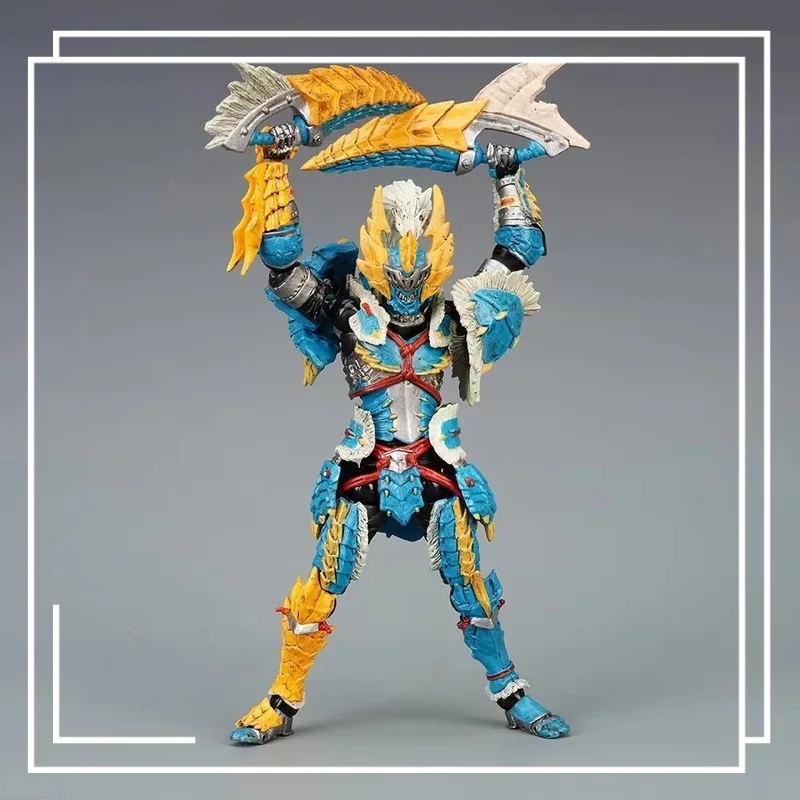 Figurka kolekcjonerska Monster Hunter Series Saber Knight Ultra Mobile Model Toy, styl Mountain Mouth, Smok Thunder Wolf