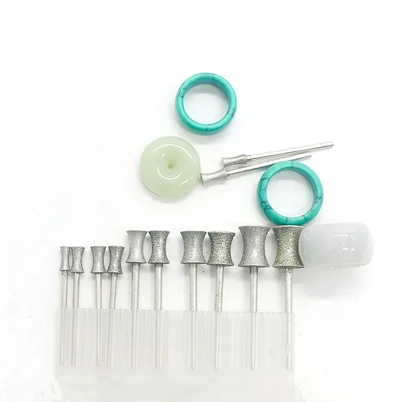 Outil de polissage caraté pour bijoux, rond concave, périphérie circulaire, diamant, roue conversive, verre rond, fosse, anneau, tête, perle de meulage, diversifier