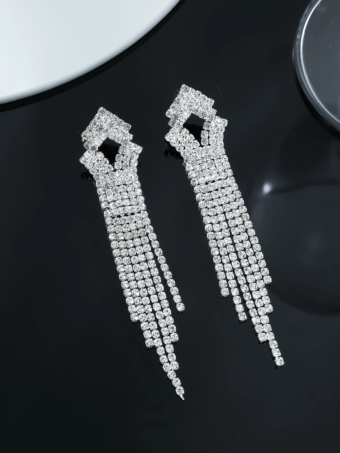 Luxury Women\'s Earrings Rhinestone New Shiny Wedding Party Jewelry Gifts Accessories For Women