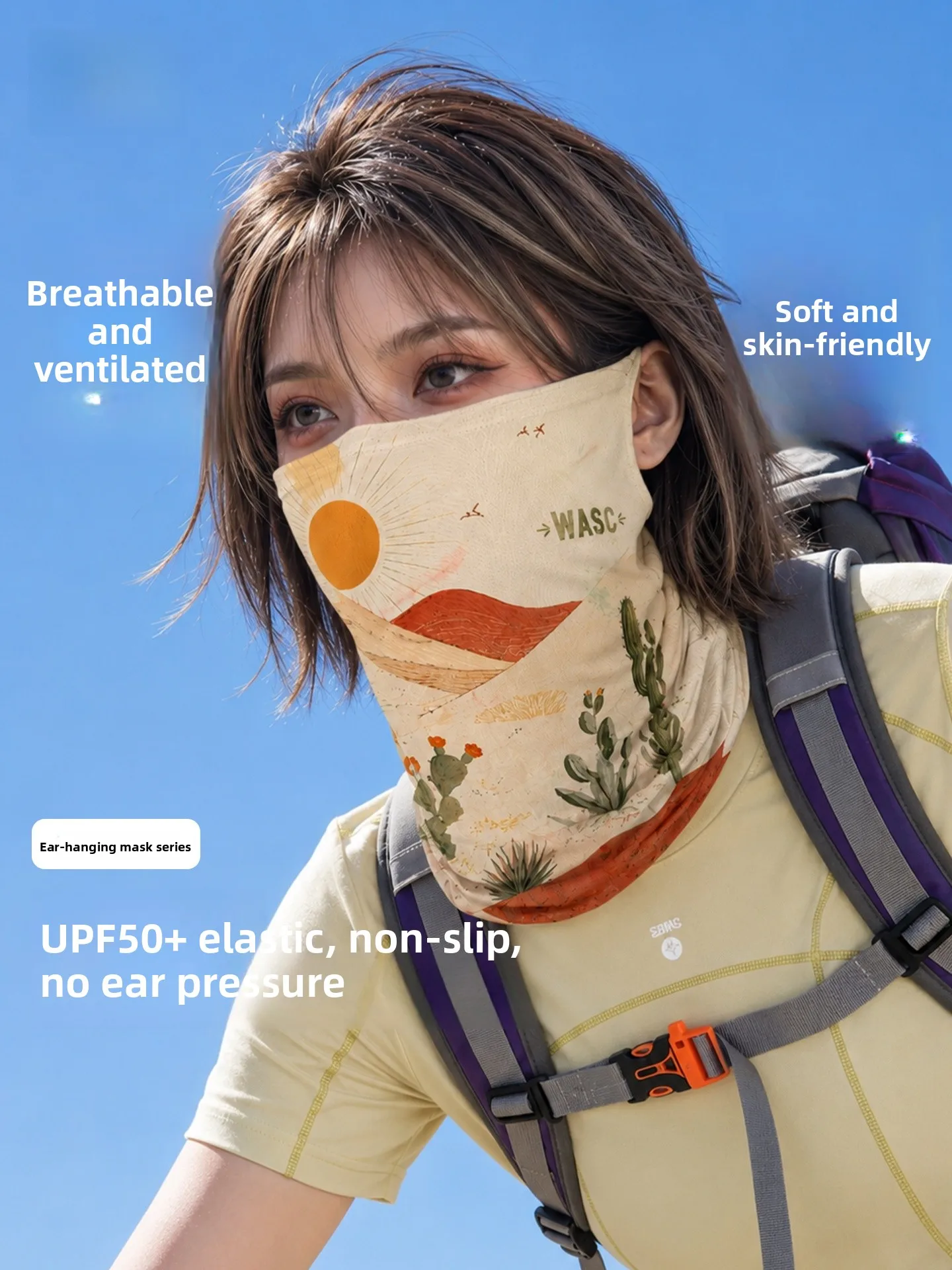 夏用アイスシルク日焼け止めスリーブカバー-男女兼用-ゆったりとした日よけ-通気性のあるアイススリーブセット-uvから守る腕と首用